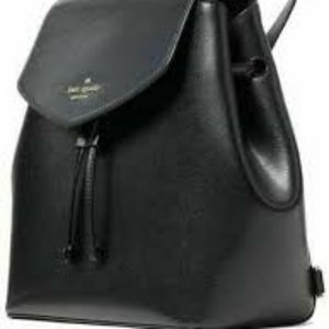 Kate Spade  Black Leather Backpack